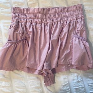 Free People Movement Ruffle Shorts